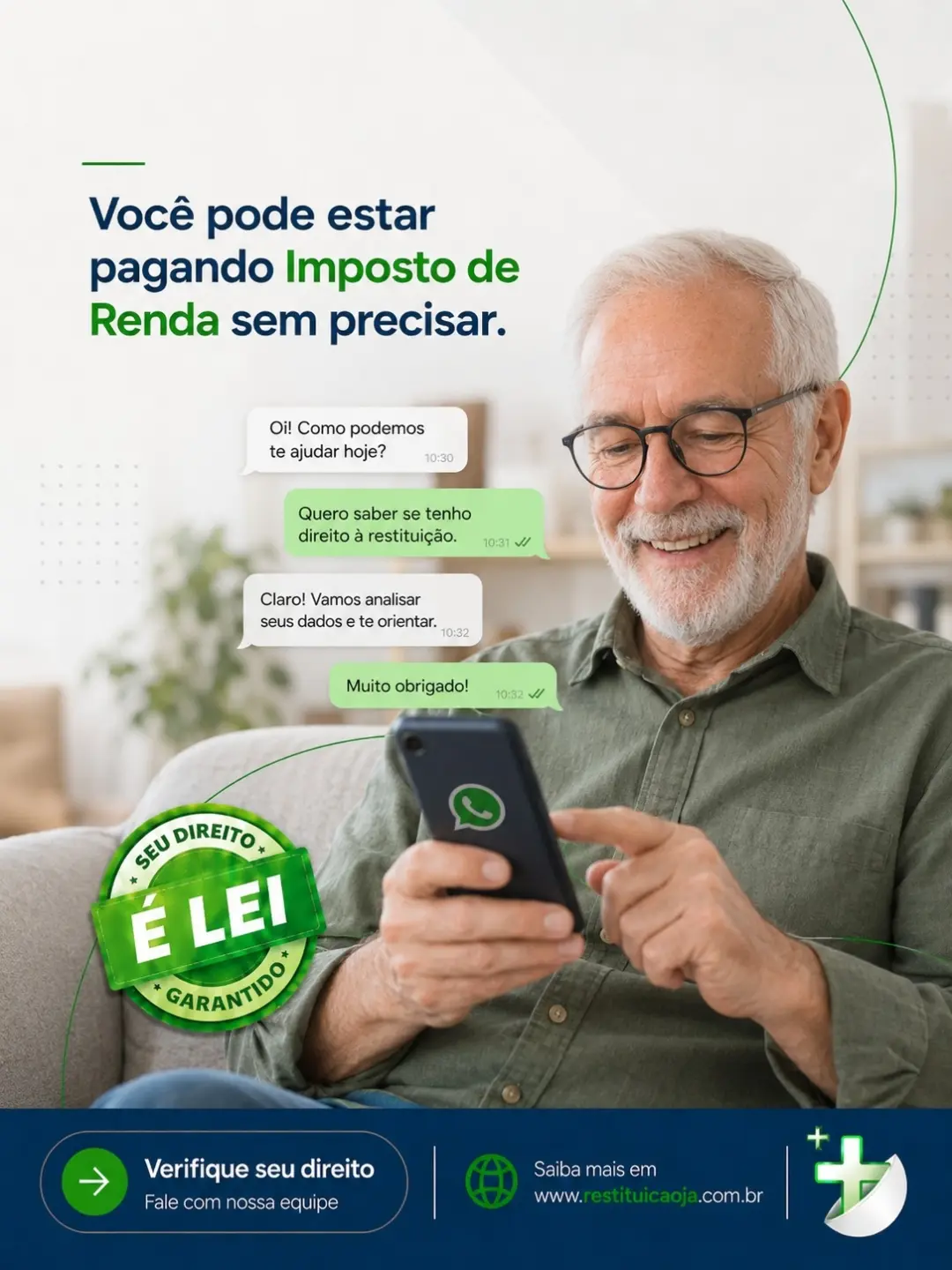 Publicação sobre direitos relacionados ao IR