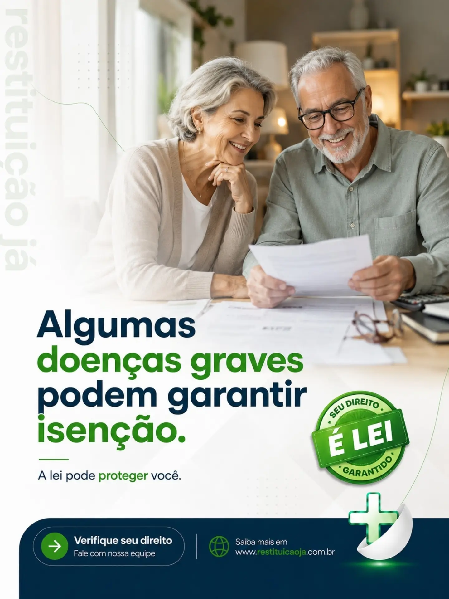 Publicação sobre isenção de Imposto de Renda